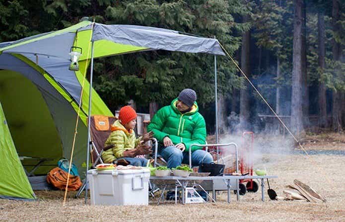 親子で楽しむ冬キャンプ
