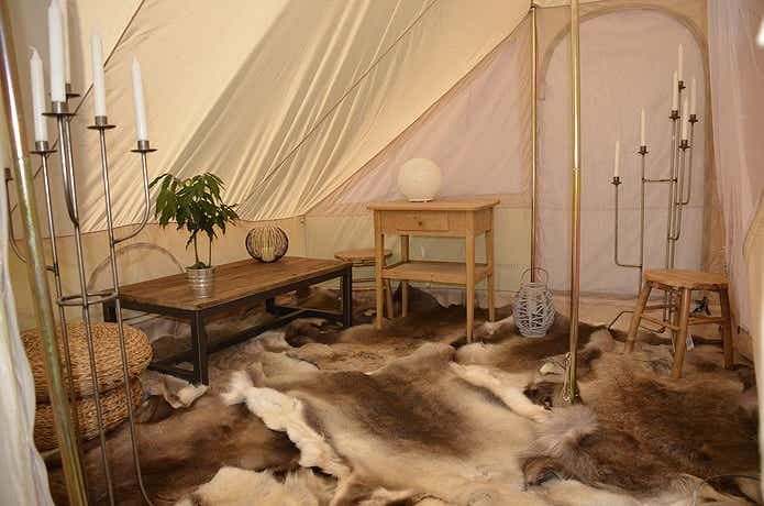 ノルディスクを活用したテント泊でのグランピングコーデ